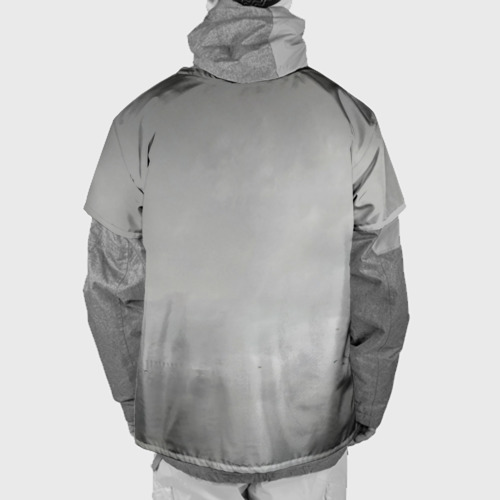 Накидка на куртку 3D Stalker 2 Gray, цвет 3D печать - фото 2