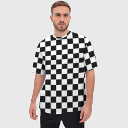 Мужская футболка oversize 3D Шахматист - фото 2