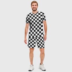 Мужской костюм с шортами 3D Шахматист - фото 2
