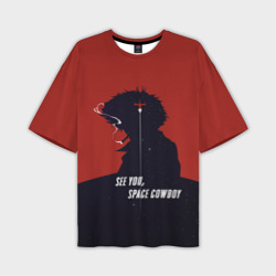 Мужская футболка oversize 3D Cowboy Bebop - Spike