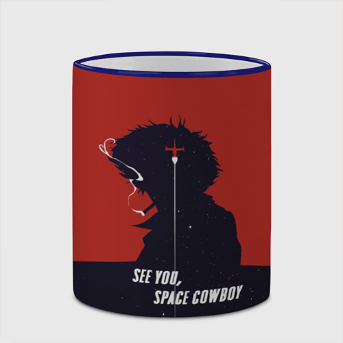 Кружка с полной запечаткой Cowboy Bebop - Spike, цвет Кант синий - фото 4