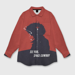 Женская рубашка oversize 3D Cowboy Bebop - Spike