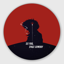 Круглый коврик для мышки Cowboy Bebop - Spike