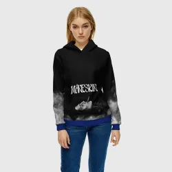 Женская толстовка 3D Дамиано Давид Монэскин - фото 2