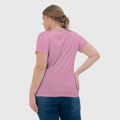 Женская футболка 3D с принтом Young Lil Peep, вид сзади #2