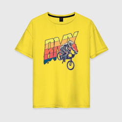 Женская футболка хлопок Oversize BMX