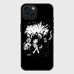 Чехол силиконовый для Apple iPhone 15 матовый 00:01