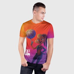 Мужская футболка 3D Slim Space Jam 2 Лола Банни - фото 2