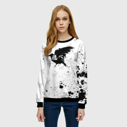 Женский свитшот 3D Лозунг Карасуно ворон Haikyu!! - фото 2