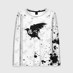 Женский лонгслив 3D Лозунг Карасуно ворон Haikyu!!