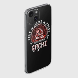 Чехол для iPhone 15 силиконовый с защитой камеры Boss of gym - фото 2