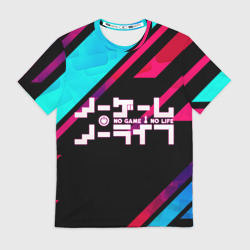 Мужская футболка 3D No game no life logo