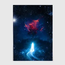 Постер Душа идущая в космос Soul space