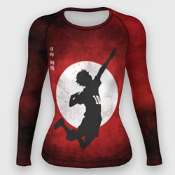 Женский рашгард 3D Шоё Хината прыжок Haikyu!!