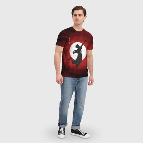 Мужская футболка 3D Шоё Хината прыжок Haikyu!!, цвет 3D печать - фото 5