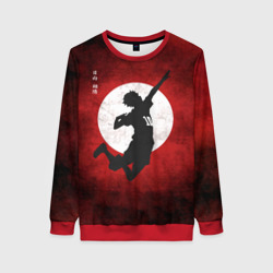 Женский свитшот 3D Шоё Хината прыжок Haikyu!!