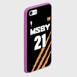 Чехол для iPhone 5/5S матовый 21 MSBY black Jackals - фото 2