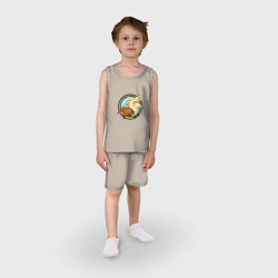 Детская пижама с шортами хлопок Angry Beavers крутые бобры - фото 2