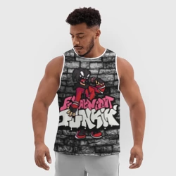 Мужская спортивная майка 3D Friday Night Funkin A.G.O.T.I - фото 2