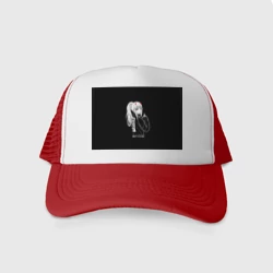 Кепка тракер с сеткой Зеро Ту показывает палец