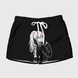 Женские шорты 3D Зеро Ту показывает палец