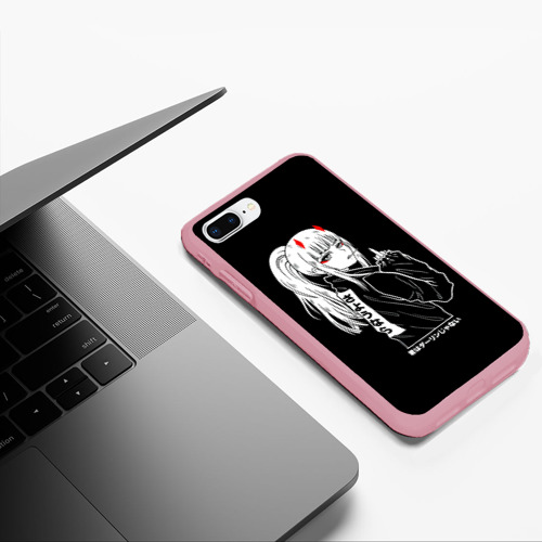 Чехол для iPhone 7Plus/8 Plus матовый с принтом Зеро Ту показывает палец, фото #5