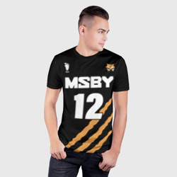 Мужская футболка 3D Slim 12 MSBY black Jackals - фото 2