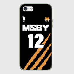 Чехол для iPhone 5/5S матовый 12 MSBY black Jackals