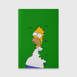 Обложка для паспорта матовая кожа Мем с Гомером
