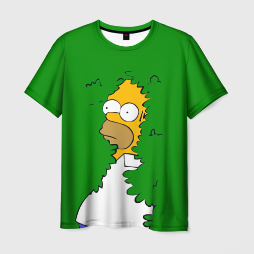 Мужская футболка с принтом Мем с Гомером, вид спереди №1