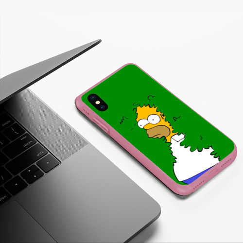 Чехол для iPhone XS Max матовый с принтом Мем с Гомером, фото #5