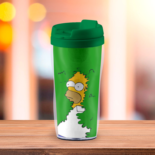 Термокружка-непроливайка Мем с Гомером, цвет зеленый - фото 3