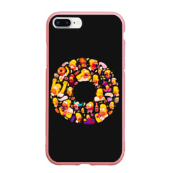 Чехол для iPhone 7Plus/8 Plus матовый Пончик Гомер