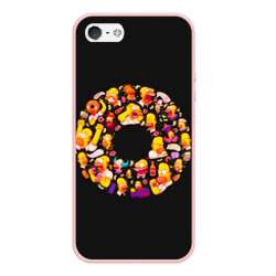 Чехол для iPhone 5/5S матовый Пончик Гомер