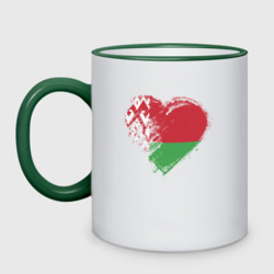 Кружка двухцветная Сердце Беларуси
