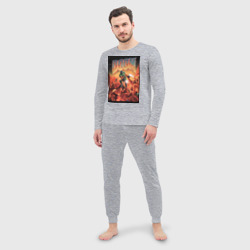 Мужская пижама с лонгсливом хлопок Doom игра - фото 2