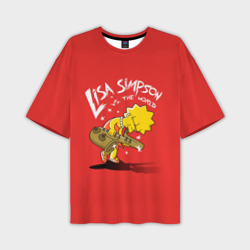 Лиза против мира – Мужская футболка oversize 3D с принтом купить со скидкой в -50%