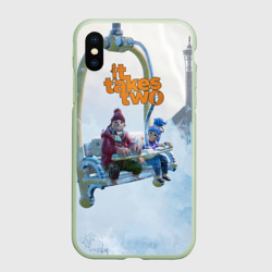 Чехол для iPhone XS Max матовый It Takes Two Коди и Мэй
