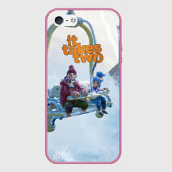 Чехол для iPhone 5/5S матовый It Takes Two Коди и Мэй