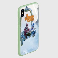 Чехол для iPhone XS Max матовый It Takes Two Коди и Мэй - фото 2