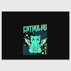 Поздравительная открытка CatHulhu