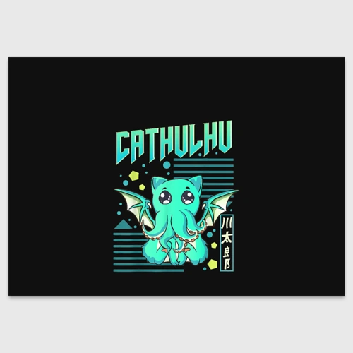 Поздравительная открытка CatHulhu