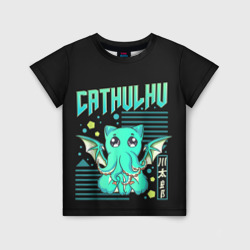 Детская футболка 3D CatHulhu