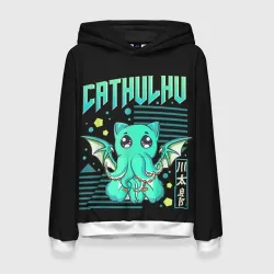 Женская толстовка 3D CatHulhu