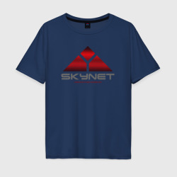 Мужская футболка хлопок Oversize Skynet