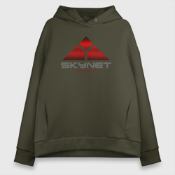 Женское худи Oversize хлопок Skynet