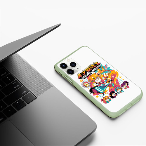 Чехол для iPhone 11 Pro матовый с принтом Sailor Meow, фото #5