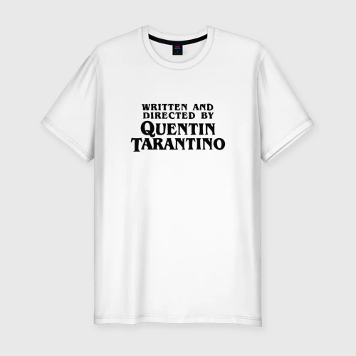 Мужская футболка хлопок Slim Quentin Tarantino