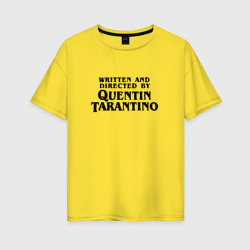 Женская футболка хлопок Oversize Quentin Tarantino