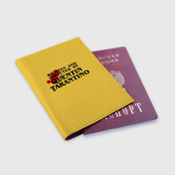 Обложка для паспорта матовая кожа Quentin Tarantino - фото 2